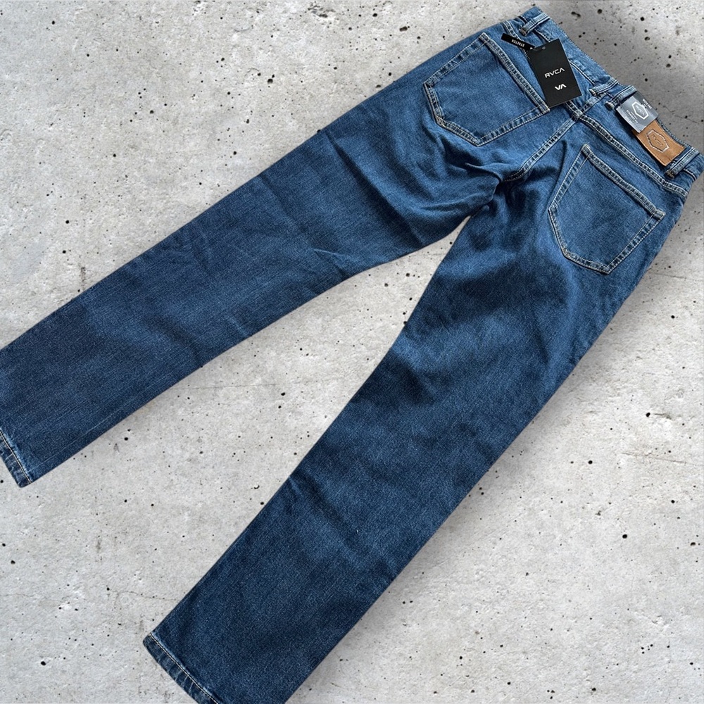 RVCA Men's Weekend Fit Straight Denim Jeans Size 28 - Picture 9 of 9